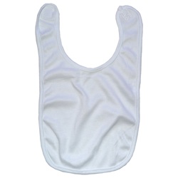 White Personalized Baby Bibs